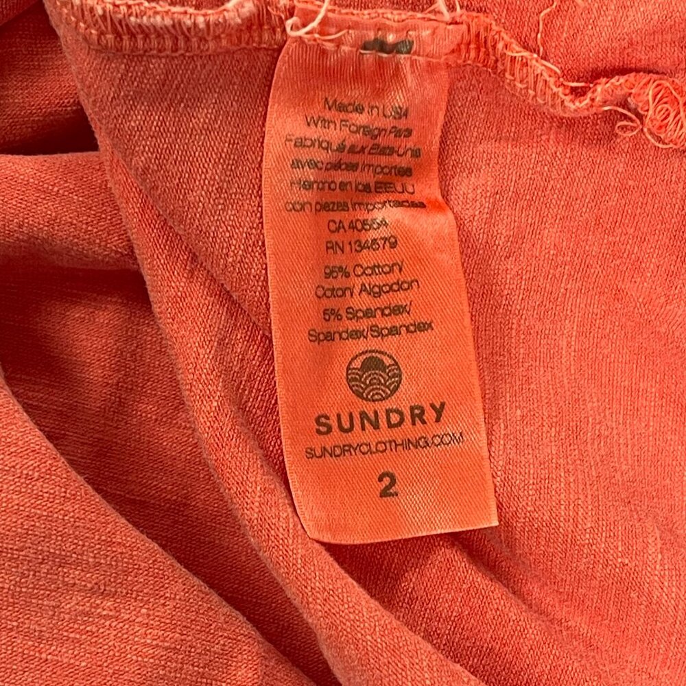 Sundry Mixed Media Midi Tank Dress, Size Medium - NWT - Picture 4 of 6